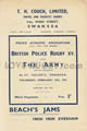 British Police Army (UK) 1953 memorabilia